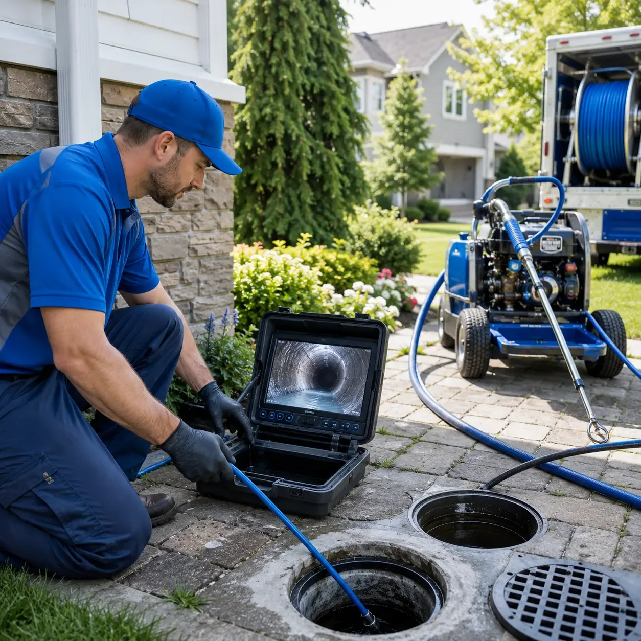 Outdoor drain cleaning professionals serving Rutherford College, NC